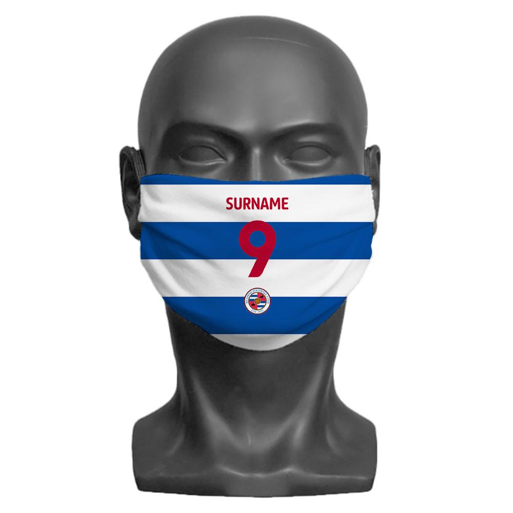 Reading FC Back of Shirt Personalised Face Mask