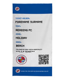 Reading FC Beach Towel (Personalised Fans Ticket Design)