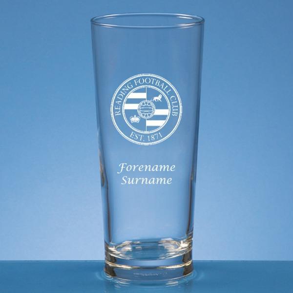 Personalised Reading FC Pint Glass