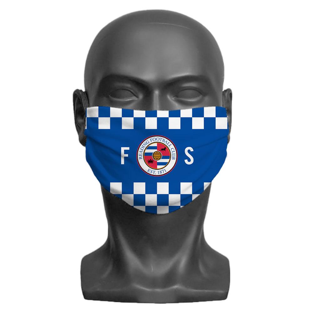 Reading FC Initials Personalised Face Mask