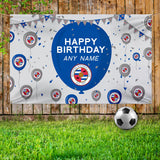 Reading FC Personalised Banner (5ft x 3ft, Balloons Design)