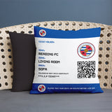 Reading FC Personalised Cushion - Fans Ticket (18")