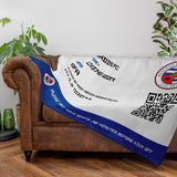 Reading FC Personalised Fleece Blanket (Fans Ticket Design)