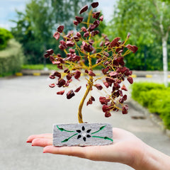 Red Jasper Gemstone Tree Ornament - 160 Stone