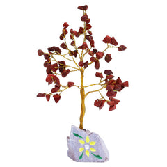 Red Jasper Gemstone Tree Ornament - 80 Stone