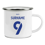 Rochdale AFC Back of Shirt Enamel Camping Mug