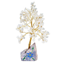 Rock Crystal Gemstone Tree Ornament - 160 Stone