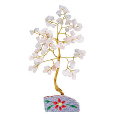 Rose Quartz Gemstone Tree Ornament - 80 Stone