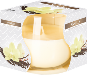 Scented Glass Jar Candle - Vanilla