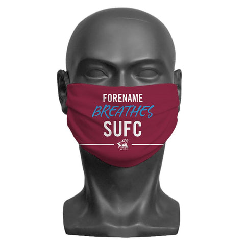 Scunthorpe United FC Breathes Personalised Face Mask