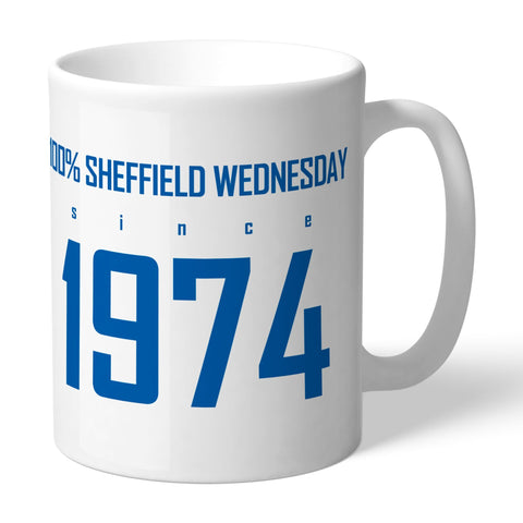 Personalised Sheffield Wednesday FC 100 Percent Mug