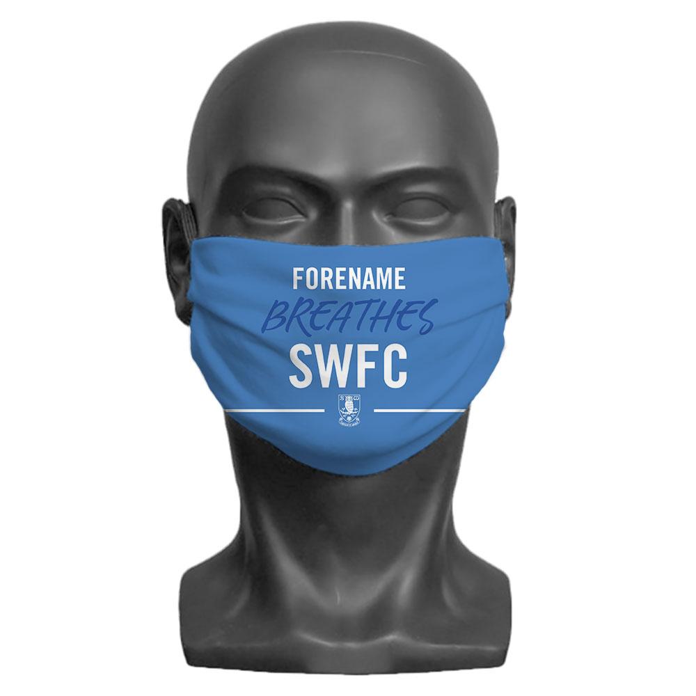Sheffield Wednesday FC Breathes Personalised Face Mask