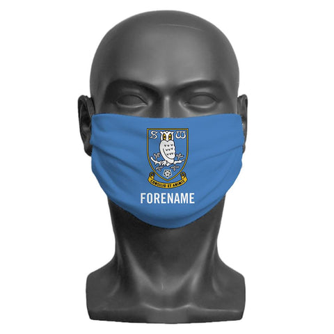 Sheffield Wednesday FC Crest Personalised Face Mask