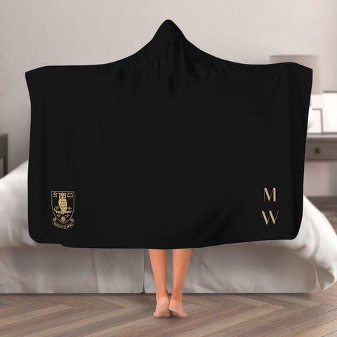 Sheffield Wednesday FC Initials Hooded Blanket (Adult)