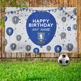 Sheffield Wednesday Personalised Banner (5ft x 3ft, Balloons Design)