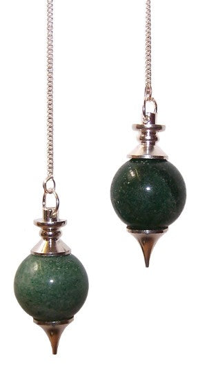 Sphere Pendulums - Green Aventurine