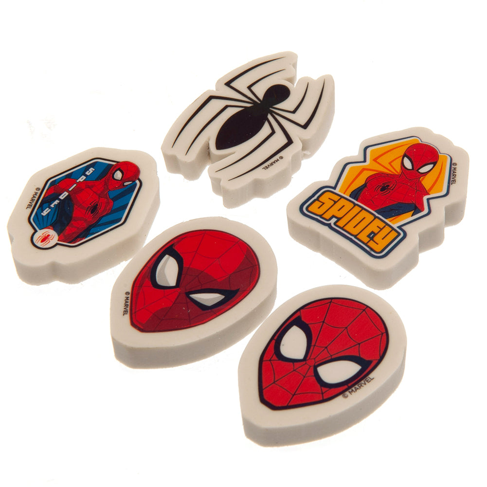 Spider-Man 5pk Eraser Set  - Official Merchandise Gifts