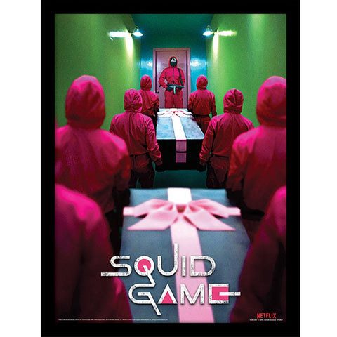 Squid Game Framed Picture 16 x 12 Corridor  - Official Merchandise Gifts
