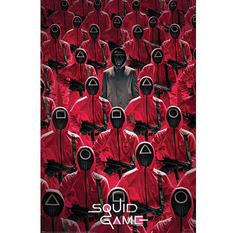 Squid Game Poster Crowd 171  - Official Merchandise Gifts