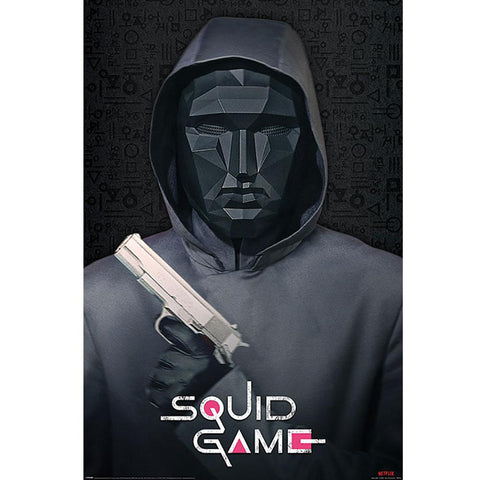 Squid Game Poster Mask Man 266  - Official Merchandise Gifts
