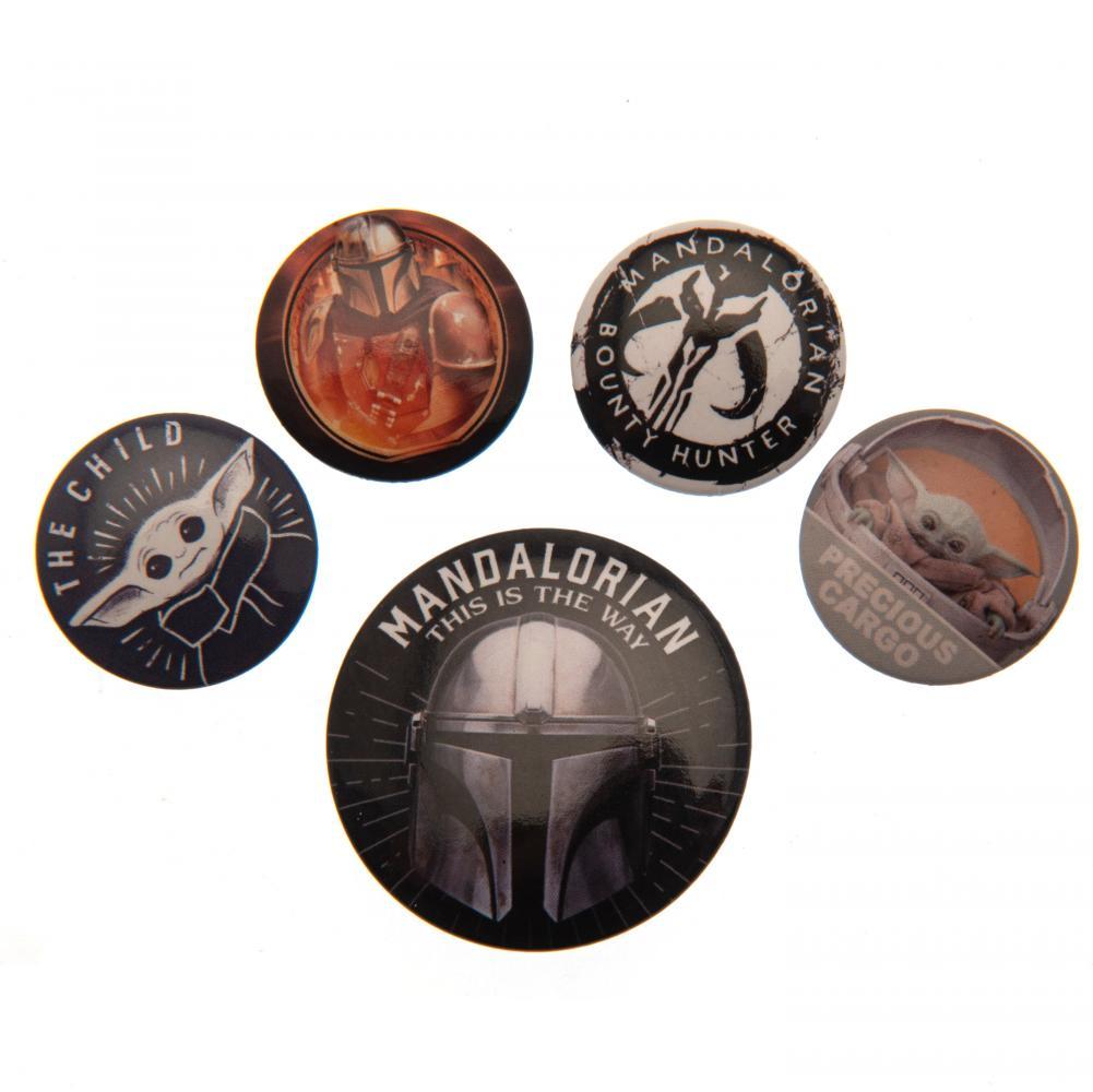 Star Wars: The Mandalorian Button Badge Set  - Official Merchandise Gifts