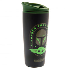 Star Wars: The Mandalorian Metal Travel Mug  - Official Merchandise Gifts
