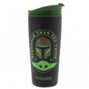 Star Wars: The Mandalorian Metal Travel Mug  - Official Merchandise Gifts