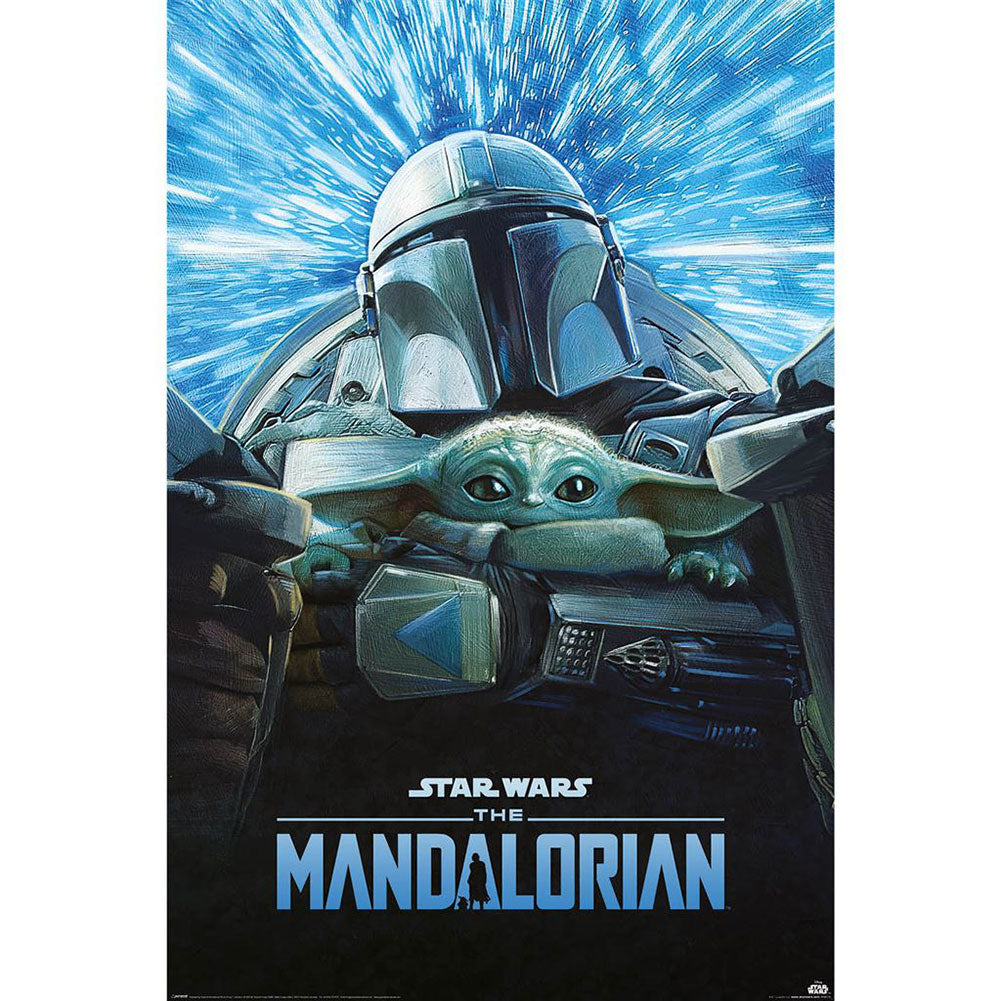 Póster - Star Wars The Mandalorian (On The Run) - EN STOCK