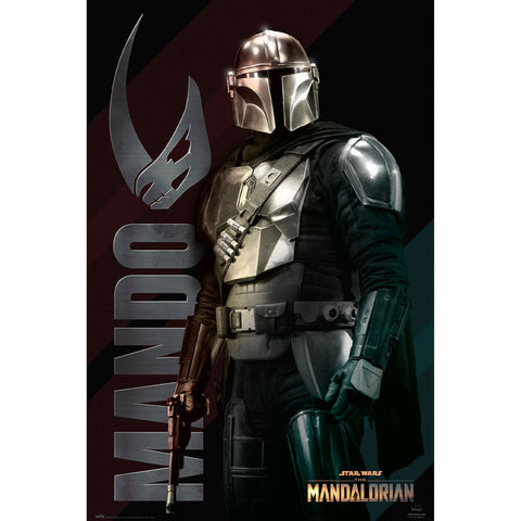 Star Wars: The Mandalorian Poster Mando 67  - Official Merchandise Gifts