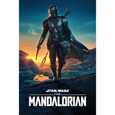 Star Wars: The Mandalorian Poster Nightfall 282  - Official Merchandise Gifts