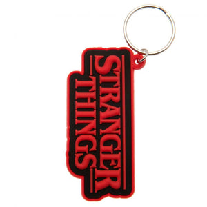 Stranger Things PVC Keyring Logo  - Official Merchandise Gifts
