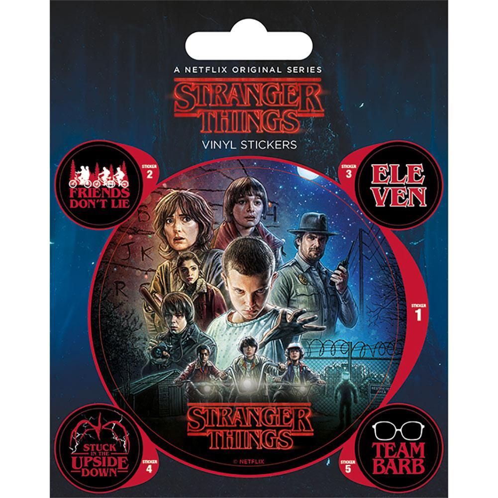 Stranger Things Stickers  - Official Merchandise Gifts