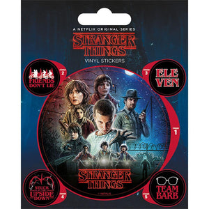 Stranger Things Stickers  - Official Merchandise Gifts
