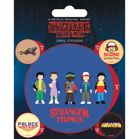 Stranger Things Stickers Arcade  - Official Merchandise Gifts