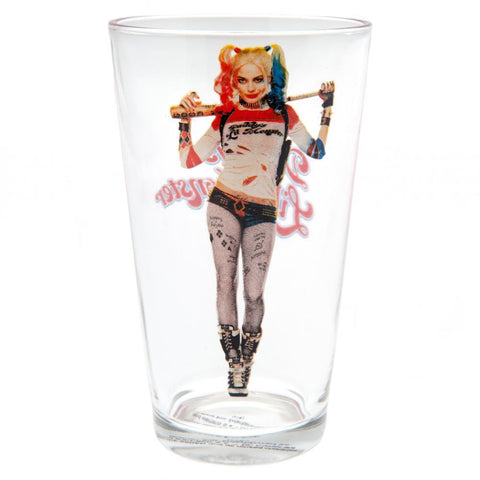 Suicide Squad Large Glass Harley Quinn  - Official Merchandise Gifts