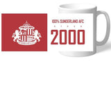 Personalised Sunderland AFC 100 Percent Mug