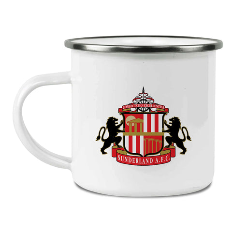 Sunderland AFC Back of Shirt Enamel Camping Mug