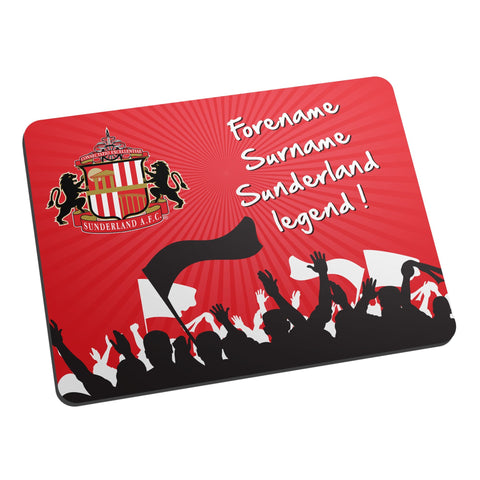 Personalised Sunderland AFC Legend Mouse Mat