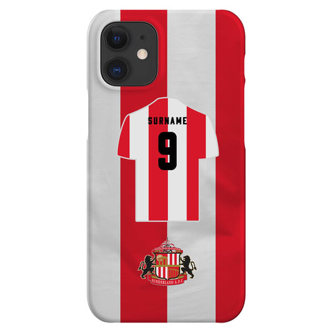Sunderland AFC Personalised iPhone 12 Mini Snap Case