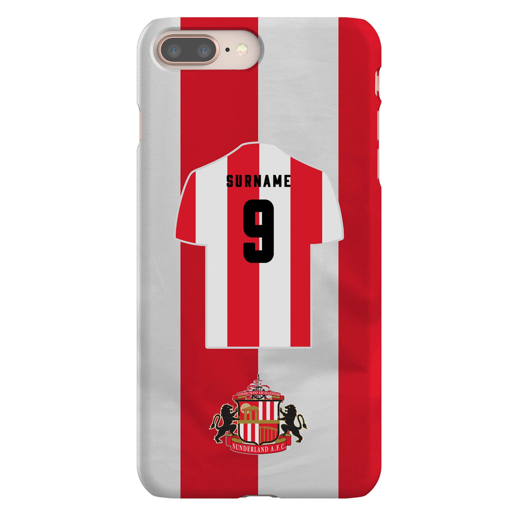 Sunderland AFC Personalised iPhone 8 Plus Snap Case