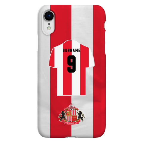 Sunderland AFC Personalised iPhone XR Snap Case