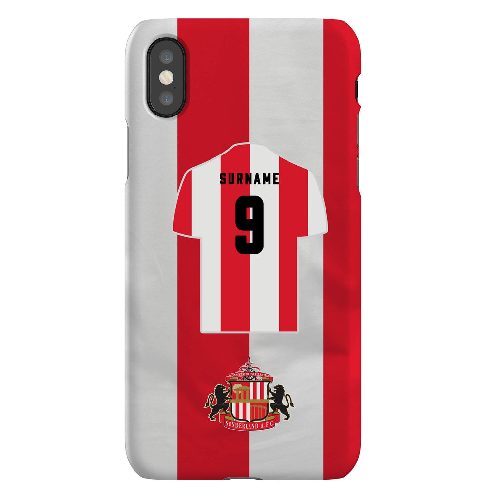 Sunderland AFC Personalised iPhone XS Snap Case