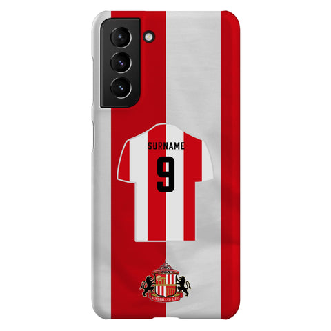 Sunderland AFC Personalised Samsung Galaxy S21 Snap Case