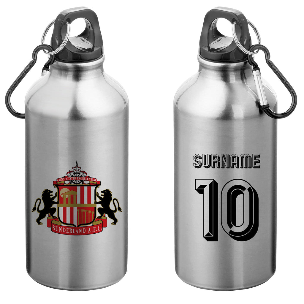 Sunderland AFC Personalised Water Bottle For Drinks