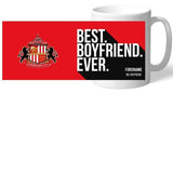 Personalised Sunderland Best Boyfriend Ever Mug