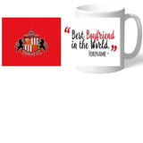 Personalised Sunderland Best Boyfriend In The World Mug