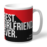 Personalised Sunderland Best Girlfriend Ever Mug