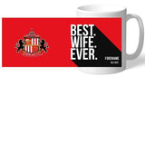 Personalised Sunderland Best Wife Ever Mug