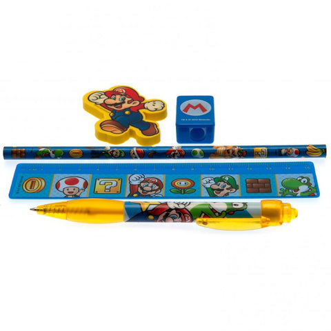 Super Mario 5pc Stationery Set  - Official Merchandise Gifts