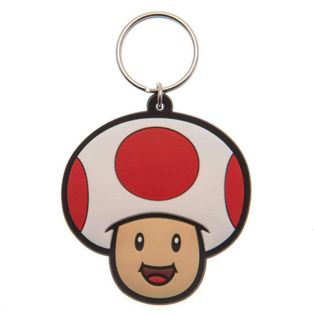 Super Mario PVC Keyring Toad  - Official Merchandise Gifts